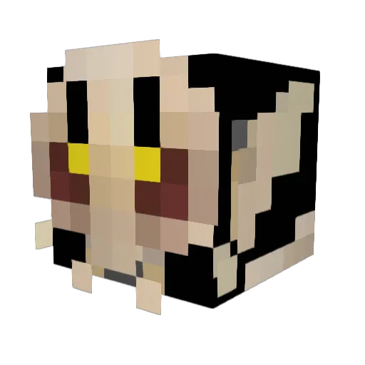 Arceus69420 Minecraft avatar head, 3D render