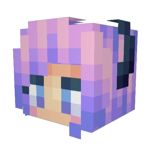 ArceusChris Minecraft avatar head, 3D render