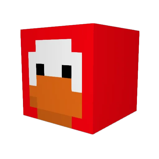 Arceus_VR Minecraft avatar head, 3D render