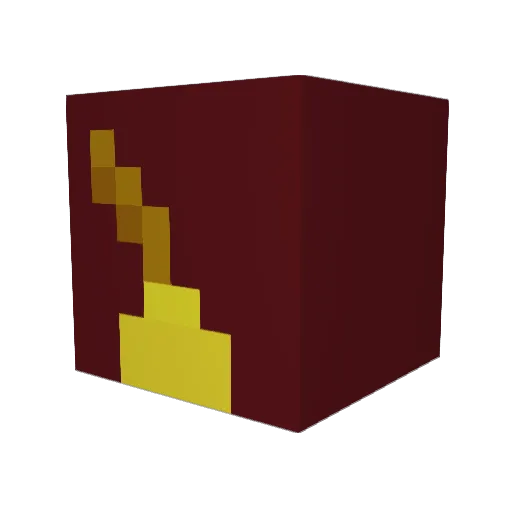 Arch1v3d Minecraft avatar head, 3D render