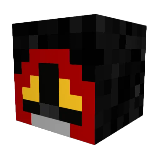 Arch521 Minecraft avatar head, 3D render