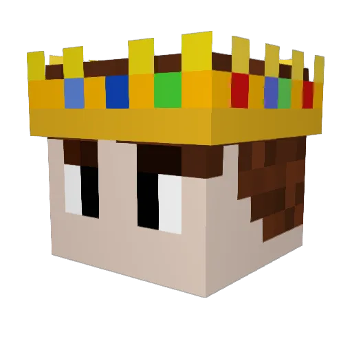ArchCanvas Minecraft avatar head, 3D render