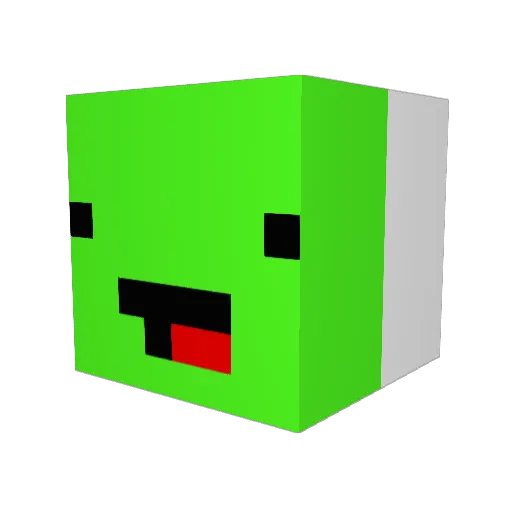ArchCommander Minecraft avatar head, 3D render