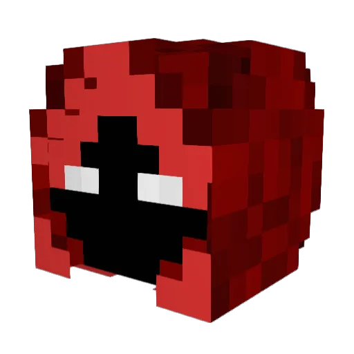 ArchDemon081 Minecraft avatar head, 3D render