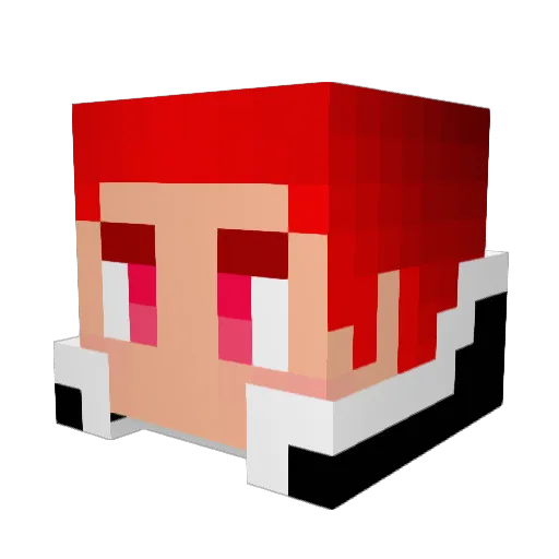 ArchEarth Minecraft avatar head, 3D render