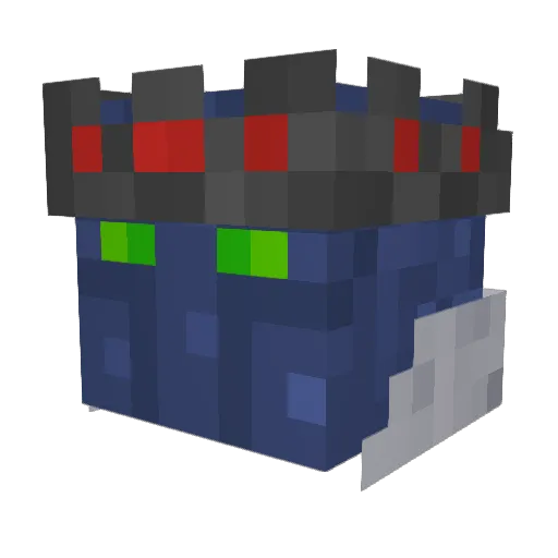 ArchGecko09 Minecraft avatar head, 3D render