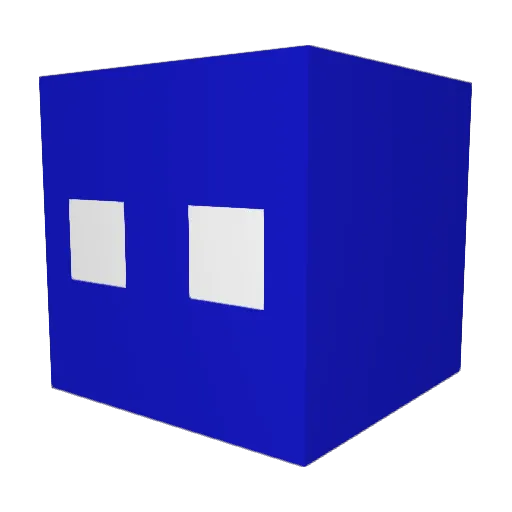 ArchHydra Minecraft avatar head, 3D render