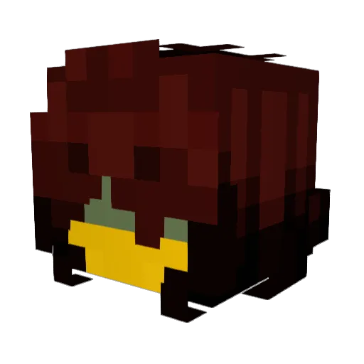 ArchLinuxLover Minecraft avatar head, 3D render