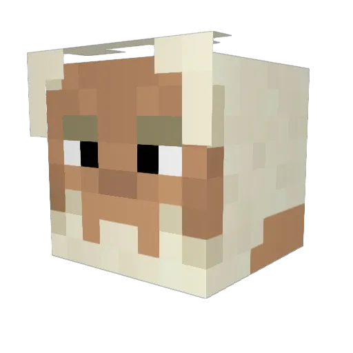 ArchRBX Minecraft avatar head, 3D render