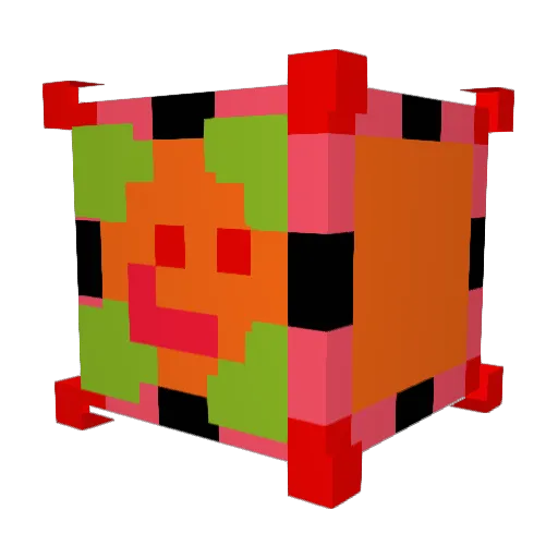 ArchRaff Minecraft avatar head, 3D render