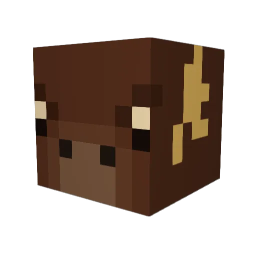 Archaic112 Minecraft avatar head, 3D render