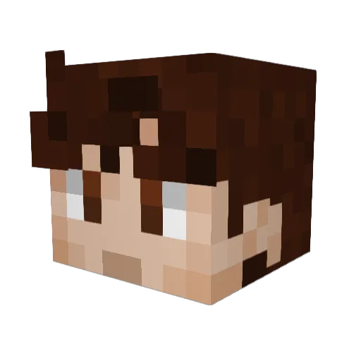 ArchaicHydra471 Minecraft avatar head, 3D render