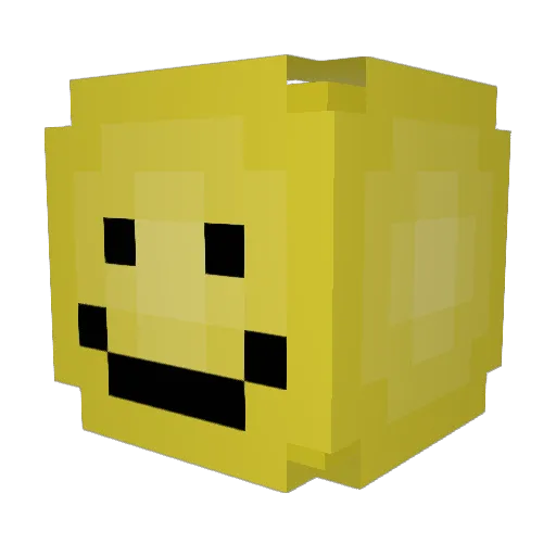 Archangel1337 Minecraft avatar head, 3D render