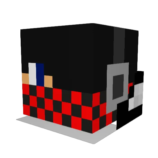 ArchangelBlood Minecraft avatar head, 3D render