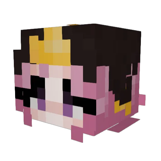 Archanrize Minecraft avatar head, 3D render