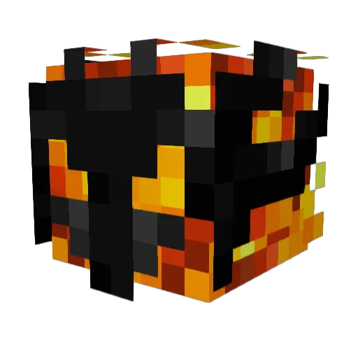 Archdaemon Minecraft avatar head, 3D render