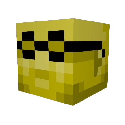 Archemyst Minecraft avatar head, 3D render