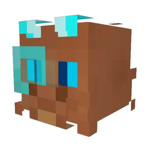 Archenarie Minecraft avatar head, 3D render