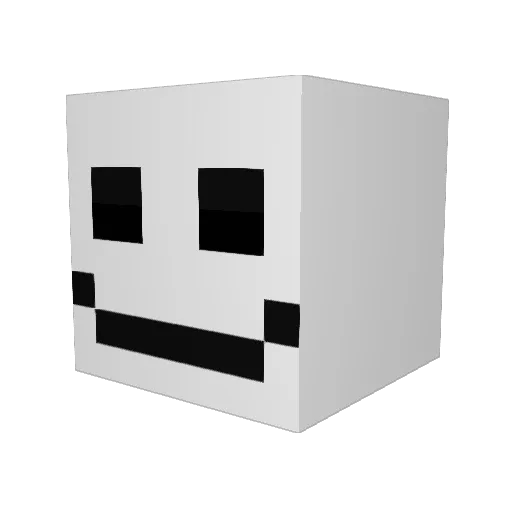 Archenemies Minecraft avatar head, 3D render