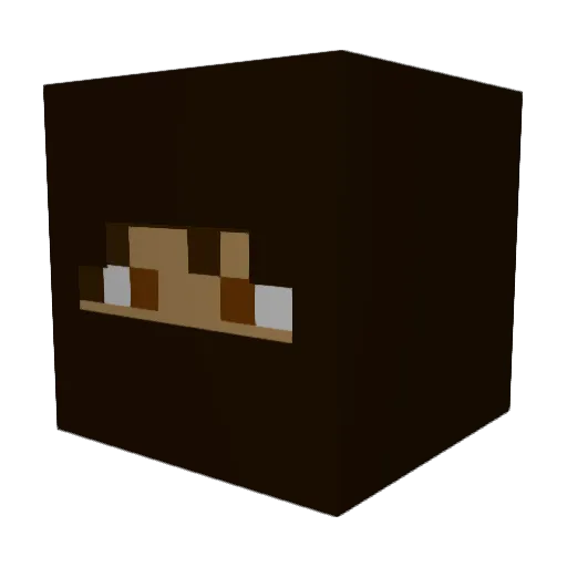 Archeol Minecraft avatar head, 3D render