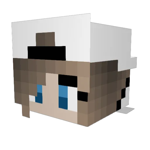 ArcherJewel Minecraft avatar head, 3D render
