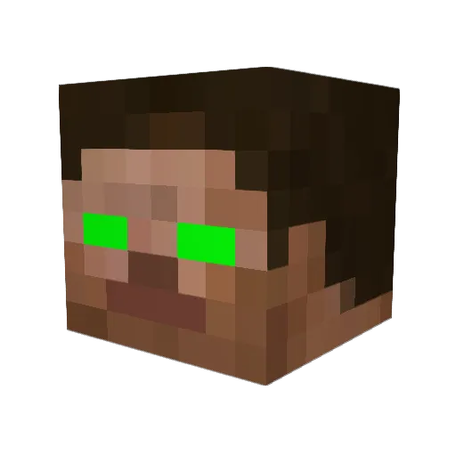 ArcherK114 Minecraft avatar head, 3D render