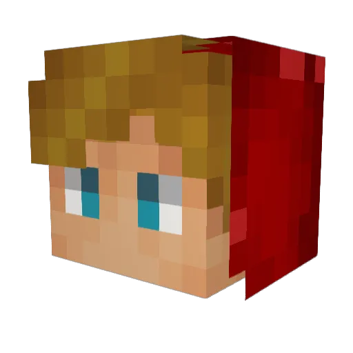 Archer_123 Minecraft avatar head, 3D render