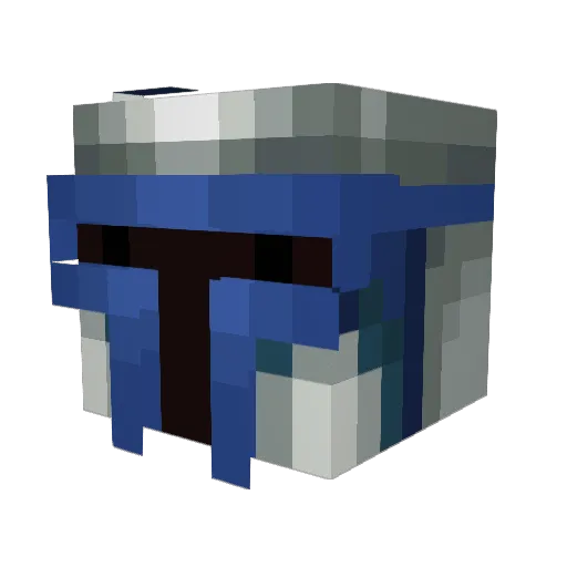 Archerholic Minecraft avatar head, 3D render