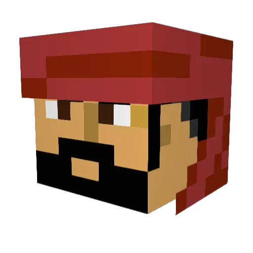 Archerk66 Minecraft avatar head, 3D render