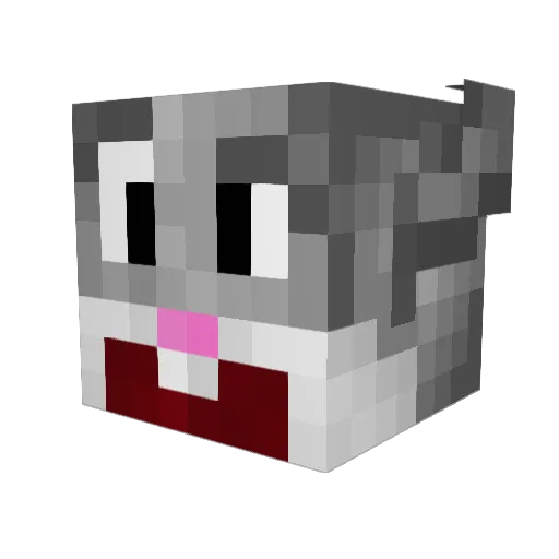 Archerymaister Minecraft avatar head, 3D render