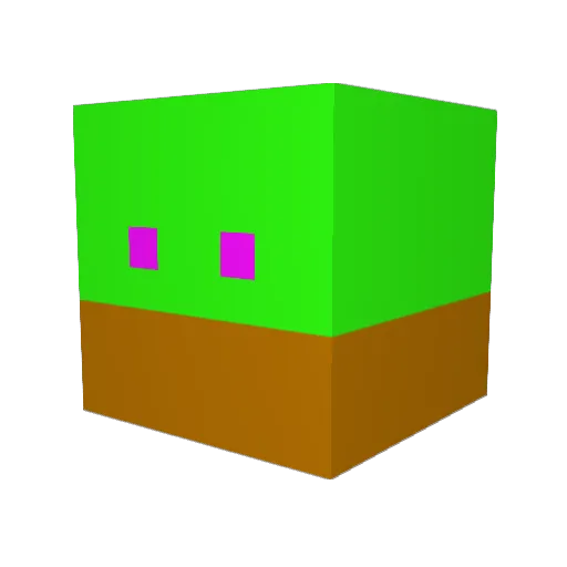 Archezmo Minecraft avatar head, 3D render