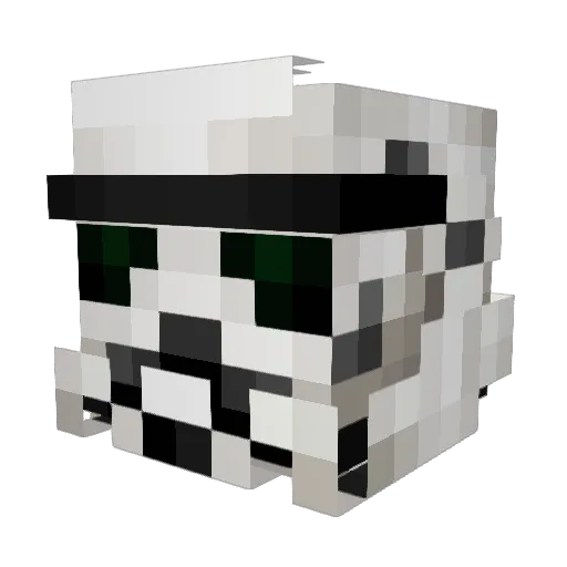 ArchiCanPvP Minecraft avatar head, 3D render