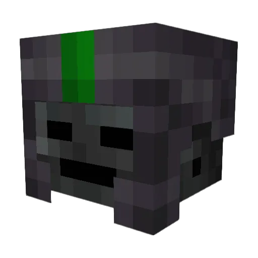 ArchiTeej Minecraft avatar head, 3D render