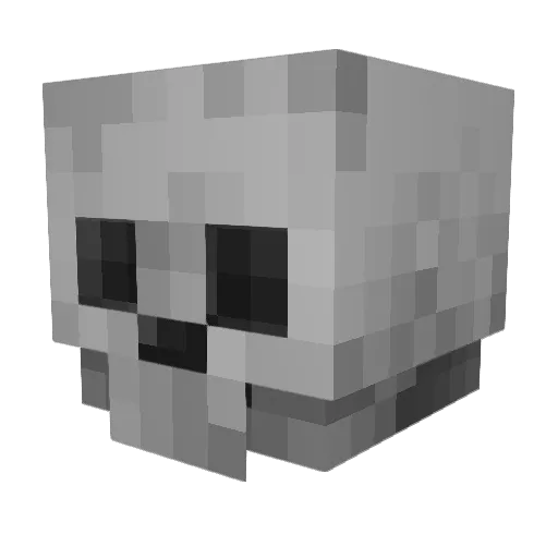 Archicor Minecraft avatar head, 3D render