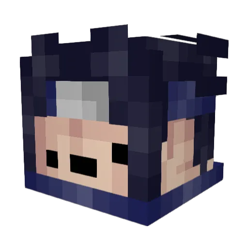 Archidon74 Minecraft avatar head, 3D render