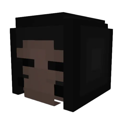 Archidor Minecraft avatar head, 3D render