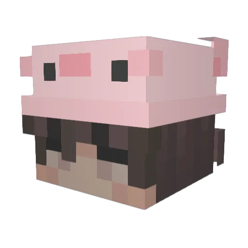 ArchieSKRT Minecraft avatar head, 3D render