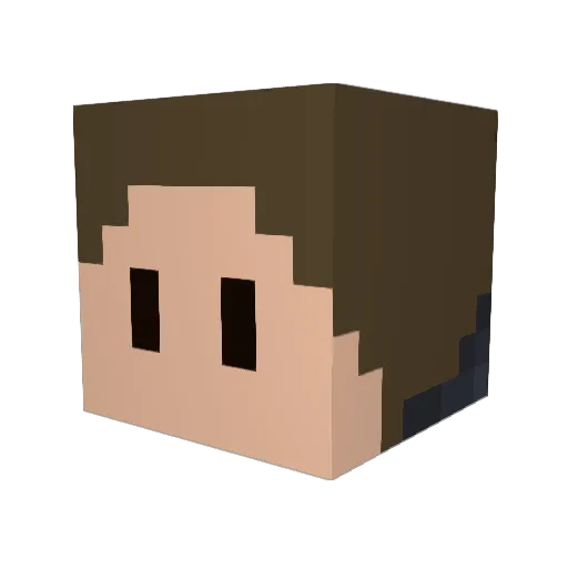 ArchiegamerYT Minecraft avatar head, 3D render