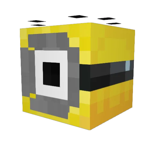 Archiguise Minecraft avatar head, 3D render