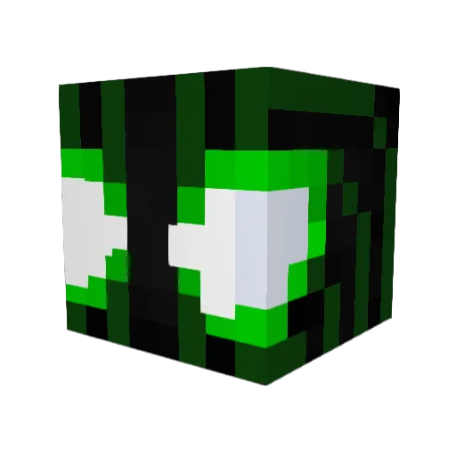 Archimatt Minecraft avatar head, 3D render