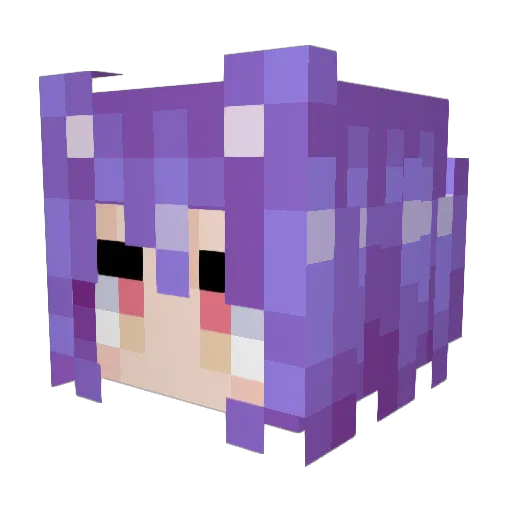 Archiout Minecraft avatar head, 3D render
