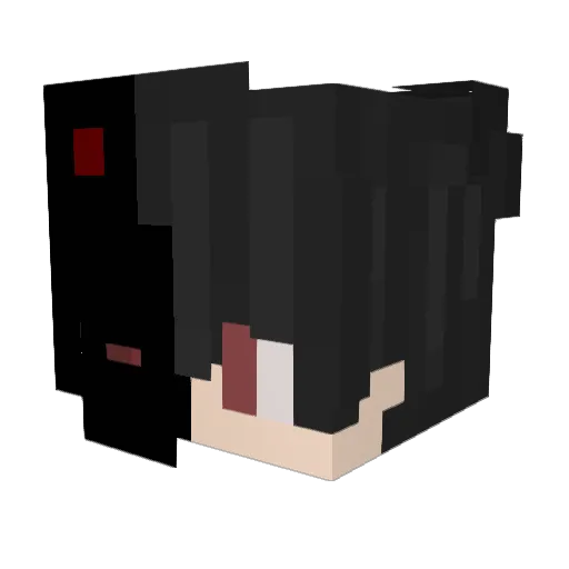 Architect592 Minecraft avatar head, 3D render
