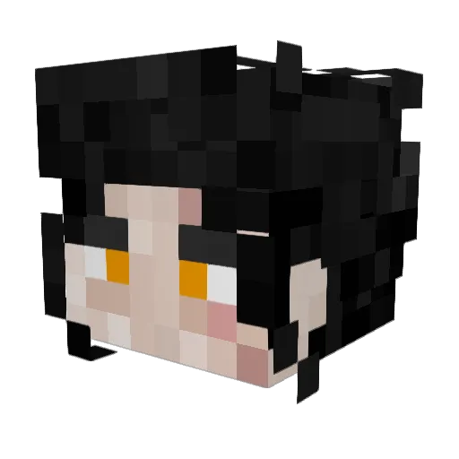 ArchitectWorlds Minecraft avatar head, 3D render