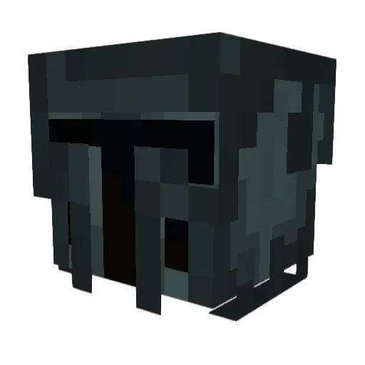 Archivist__06 Minecraft avatar head, 3D render