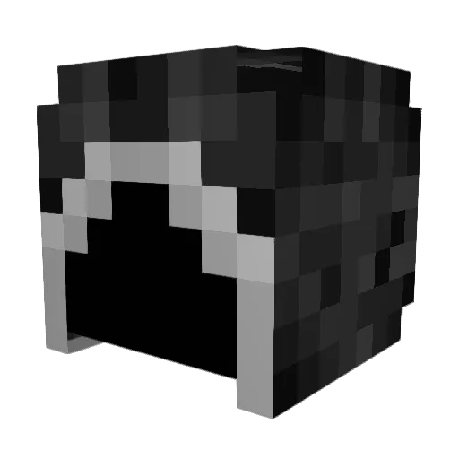 Archmagius Minecraft avatar head, 3D render