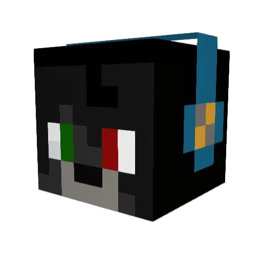 Archo19 Minecraft avatar head, 3D render