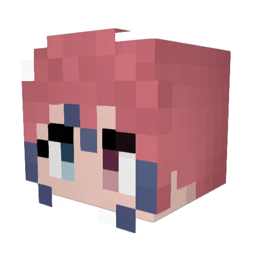 ArchonXenoVT Minecraft avatar head, 3D render