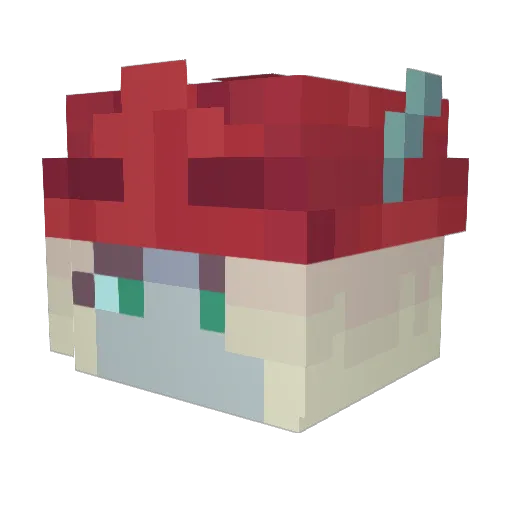 Archon_of_Dusk Minecraft avatar head, 3D render