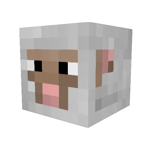 Archorur Minecraft avatar head, 3D render