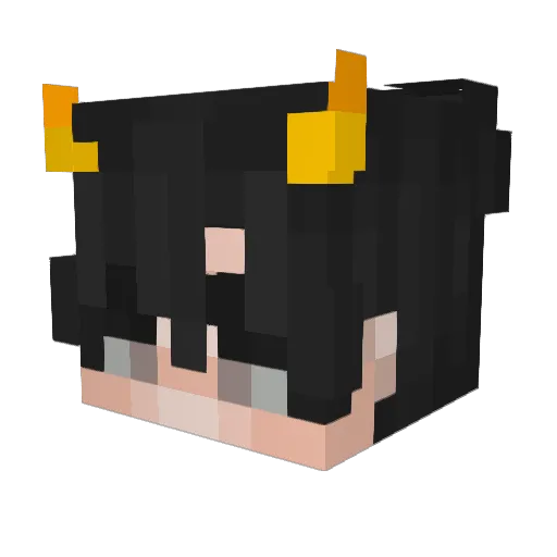 ArchqrIsFun Minecraft avatar head, 3D render